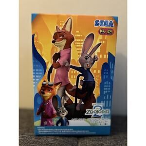 Zootopia 2 Act/Cut Sega Premium Figure Judy And Nick BNIB US Seller